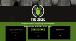 Desktop Screenshot of madswedebrewing.com